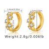 Toplstud 925 Sterling Silver Earrings Gold Hoop Earrings, Hypoallergenic Small