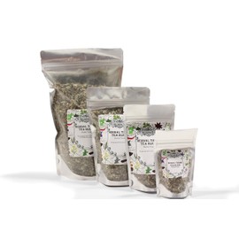 Nelson's Tea - Lemon Ginger Honey - Herbal loose leaf tea - Caffeine Free - Echinacea, ginger root, lemongrass, bee pollen, marshmallow root, coriander, hibiscus, lemon peel, and oat straw - 3.2 oz