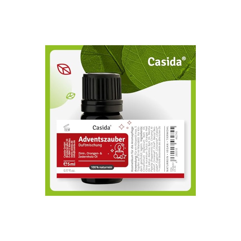Casida Casida Adventszauber Duftmischung Weihnachtsduft C Duft?l 5 ml