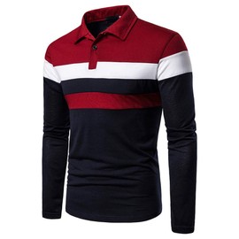HHGKED Polo Shirts for Men Casual Short & Long Sleeve Golf Slim Fashion Shirts