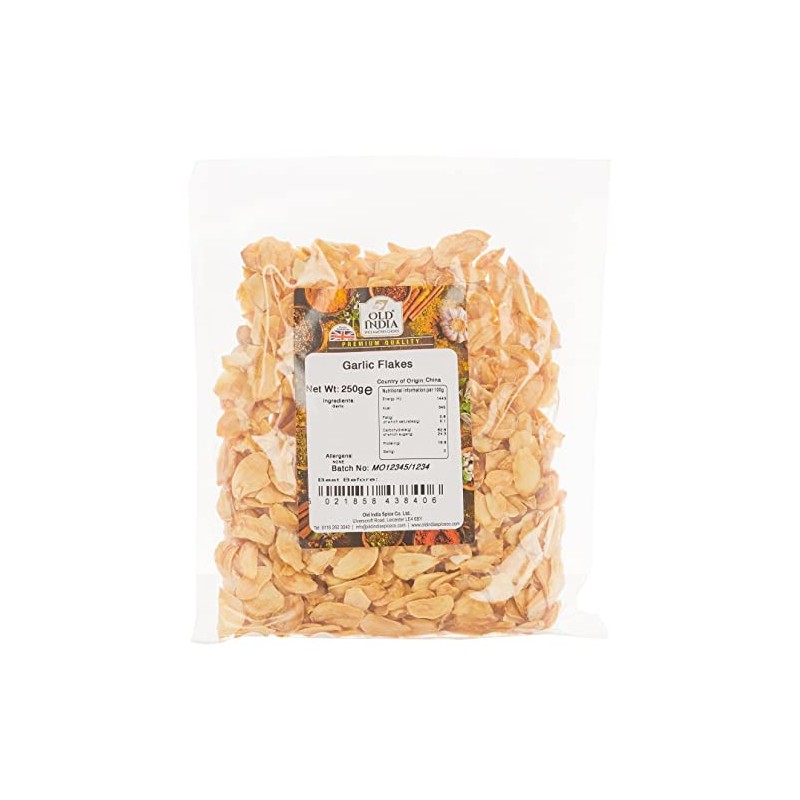 Old India Garlic Flakes 250g