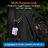 Forge TSA Approved Luggage Locks, Re-settable Combination with Alloy Body,