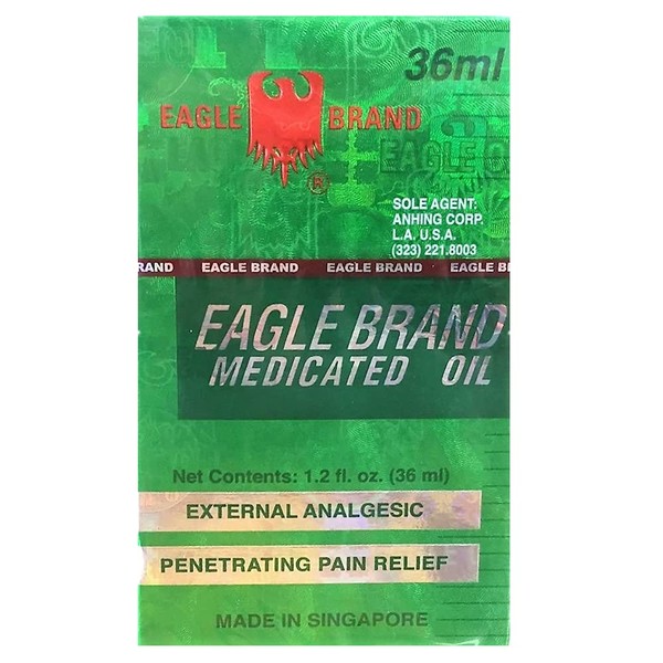 Bestliving Eagle Brand Medicated Oil 36 mL - Pack of 8