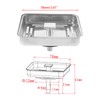 Square Sink Strainer Drainer Stainless Steel Kitchen Bathroom Sink Post