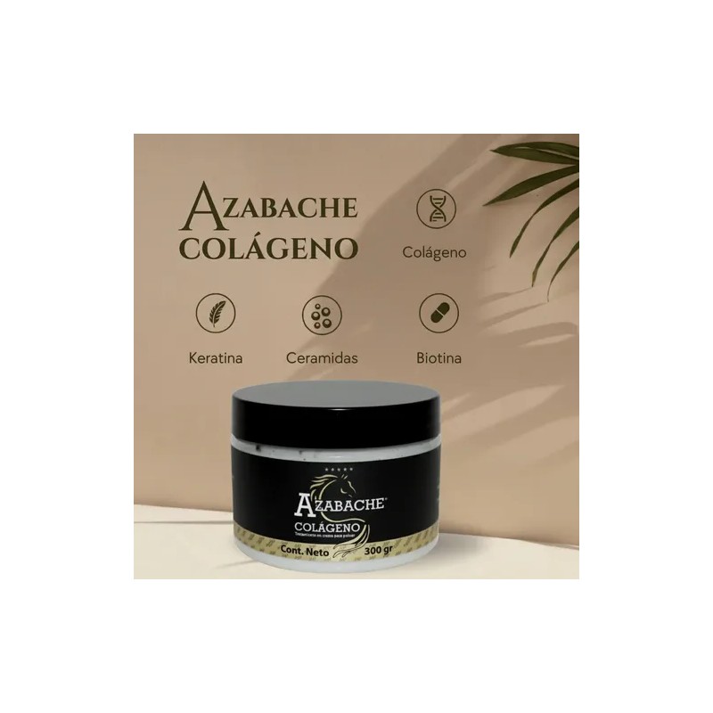 Crema Para Peinar Azabache Con Colágeno Y Biotina