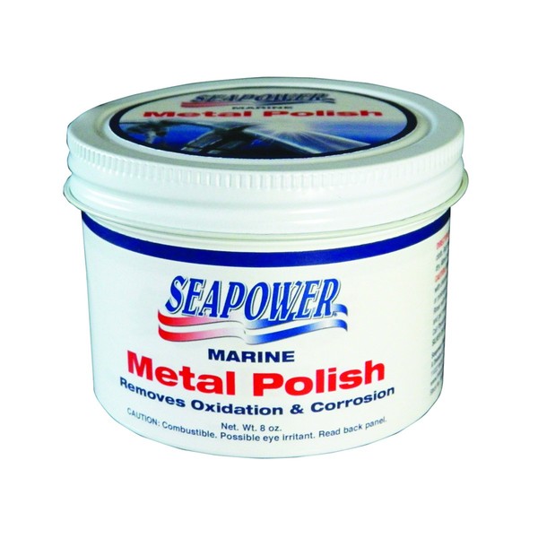 Seapower SMPO-8 Marine Metal Polish and Scratch Remover - 8 oz.