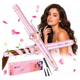 Rizador Automático Maimeite Tenaza Rizadora De Pelo Automático 25mm Cerámica 200°c Waflera De Cabello