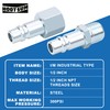 HOOTSUM 1/2” Air Hose Fittings Set, High Flow 2PCS I/M