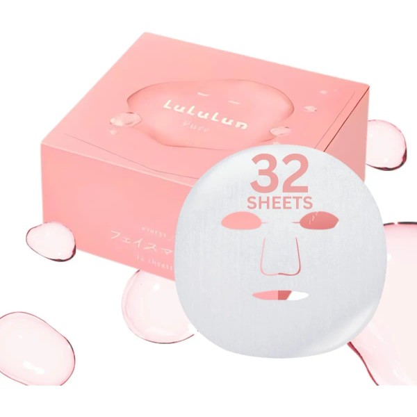 Mascarilla Facial Lululun 32 Unidades Para Piel Extraseca Y