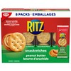 RITZ Peanut Butter Cracker Snackwiches, Filling Made With Real Peanut