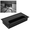 Garosa Cable Hole Cover Wire Hole Cap Metal Rectangle Desk