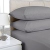 Extra Deep Fitted Sheets 16"/40CM Deep 14 Colours (Double, Silver)