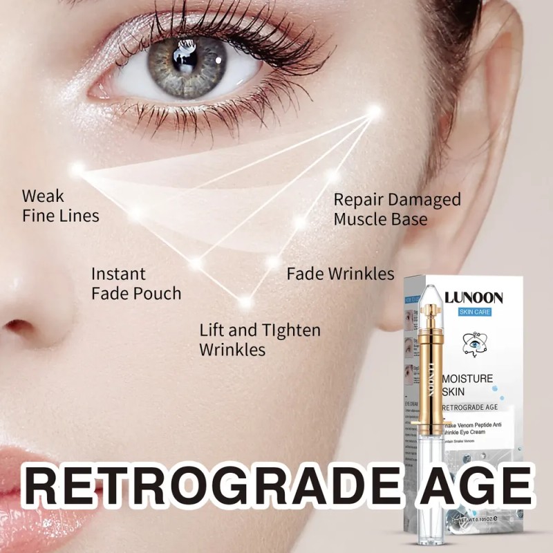 Crema Antiarrugas Para Ojos, Sérum Reafirmante De Bolsas De Madura
