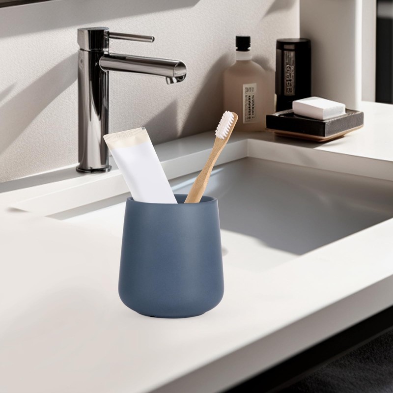 INGOFIN 12 oz Ceramic Toothbrush Holder, Toothpaste Holder and Cup