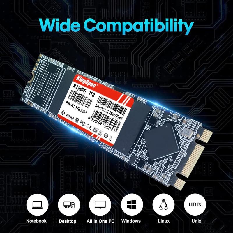 KingSpec M.2 2280 128GB / 256GB / 512GB / 1TB