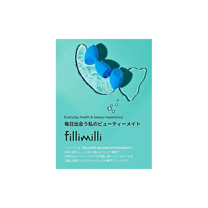 FILLIMILLI Olive Young Puff 3 Pack Blue Drop Shape Makeup