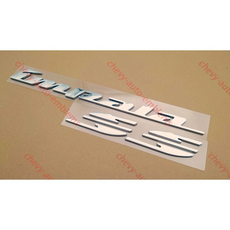 Truckemblems 2pcs Chrome Fits 1994-1996 Impala Ss Emblems Rear Quarter