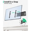 Alrhipvm Fixed TV Wall Mount for 14-43 Inches Flat Screen