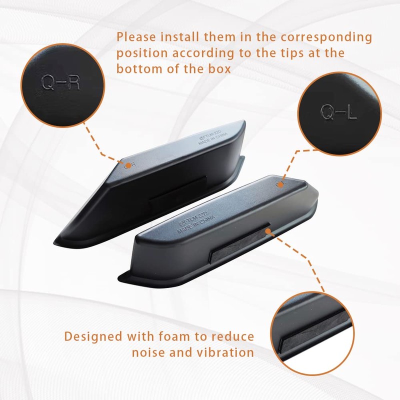 TripleAliners for Bronco 2021-2024 Door Handle Storage Organizer Inner Tray