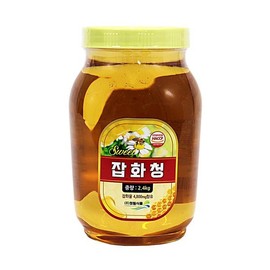 Cheongrim 청림 잡화청 2.4kg 잡화 벌 꿀 한박스 (2.4kg x 8ea) Cheongrim Mixed Goods Honey 2.4kg (2.4kg x 8ea)