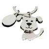 MY STAGE Keychain Key Ring Dog Dog Metal Silver Swinging