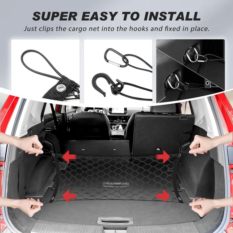 Karltys Trunk Mesh Cargo Net for Nissan Rogue 2026 2025