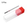 sourcing map 5pcs 200-230 Grits Diamond Grinding Bit 2.5mm Cylinder