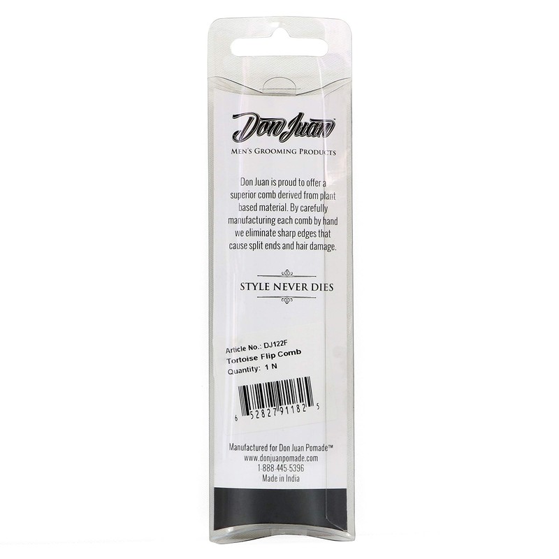 Don Juan Tortoise Folding Pocket Comb