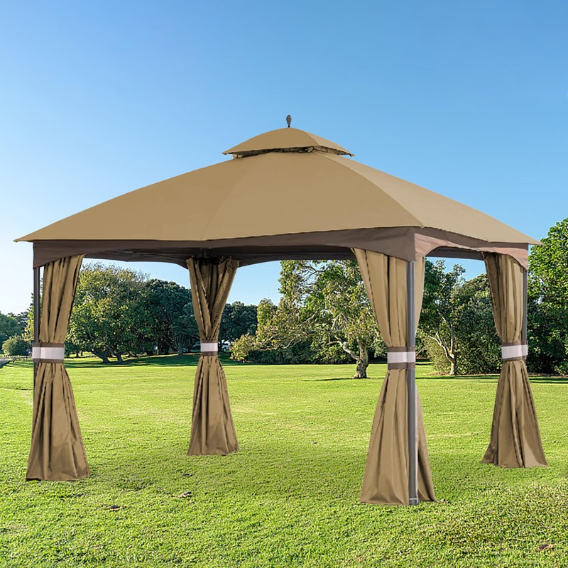 SCOCANOPY Replacement Top for 10x12 FT Gazebo Massillon Biscayne,Cabin-Style L-GZ933PST,Turnberry