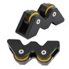 2PCS Aluminium and Bearing Billiards Cue Straightness Detector Straightening Calibrator