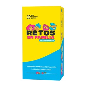 GUATAFAC Juego de Mesa RETOS EN Familia| Juego de Mesa en Español | Juego Diversión Familiar| para niños de 10 años+ | El Mejor Regalo para niños | 2 a 5 Jugadores