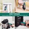 HYCHIKA Electric Screwdriver, 6N.m and 2000mAh 3.6V Cordless Screwdriver with
