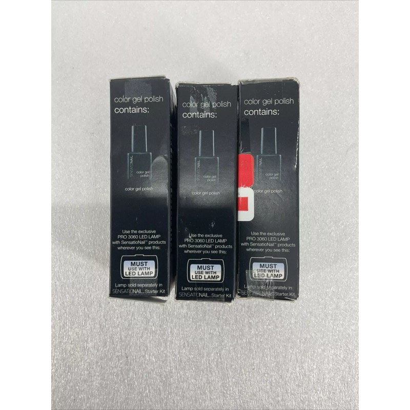 SensatioNail 3 PACK SensatioNail Color Gel Polish 71590 SUGAR PLUM