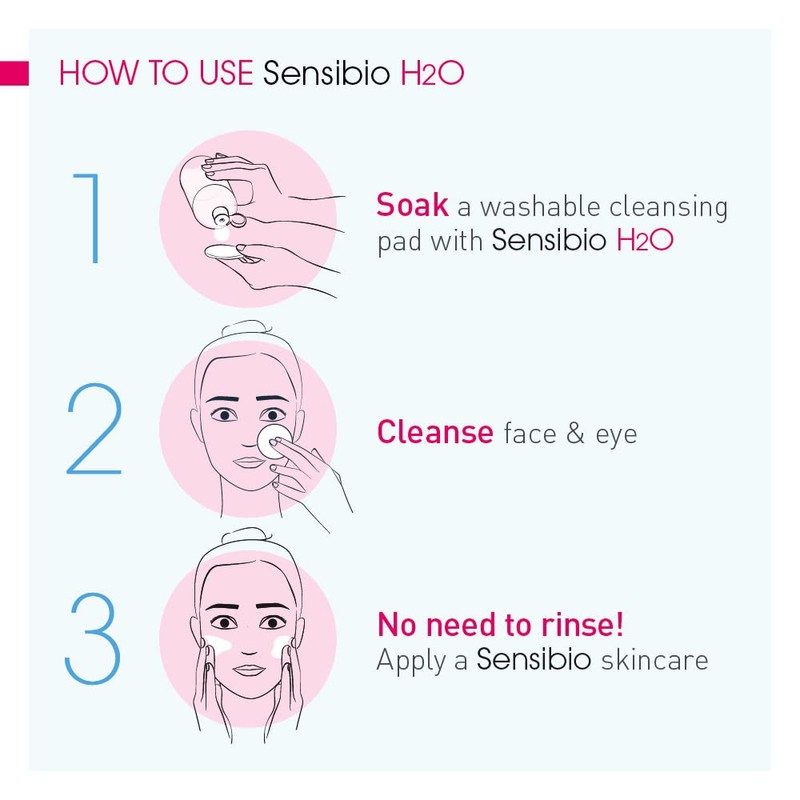 Bioderma Sensibio H2O Make-up removing Micelle Solution, 16.7 Fl Oz