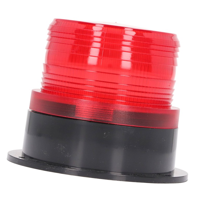 Round Red Warning Light Industrial Emergency LED Rotating Strobe Beacon