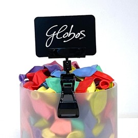 Pack of 10 Black Polycarbonate Rotatable Price Clips Price Tags Price Tags Price Tags Price Tag Label Holder Price Clip