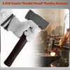 2.2LB Forging Square Hammer with Double Faces Perfect for Farrier
