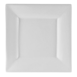 10 Strawberry Street Whittier 16" Square Platter, White