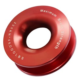 Recovery Snatch Ring Block Snatch Pulley 41000lbs Soft Shackle Winch Rope