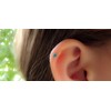 Tiny Cartilage Earring - Snug Gold Helix Piercing - 14K