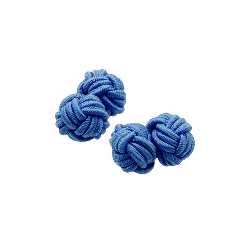 gum cuffs light blue (rubber cufflinks, cufflinks) nsgum005-16