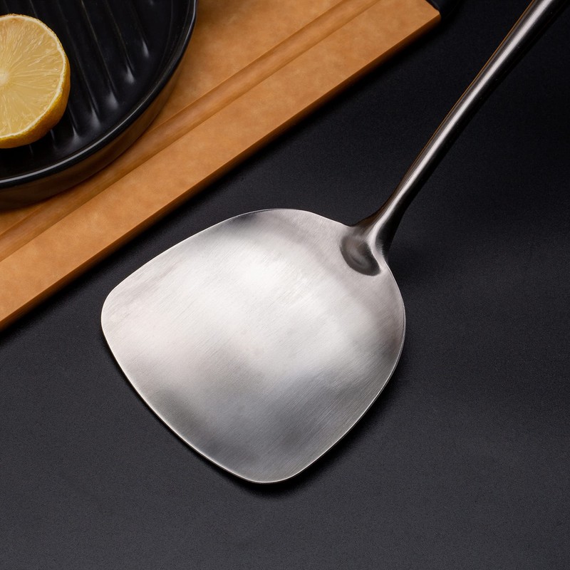 FJNATINH Wok Spatula - 17 Inch Stainless Steel Wok Turner
