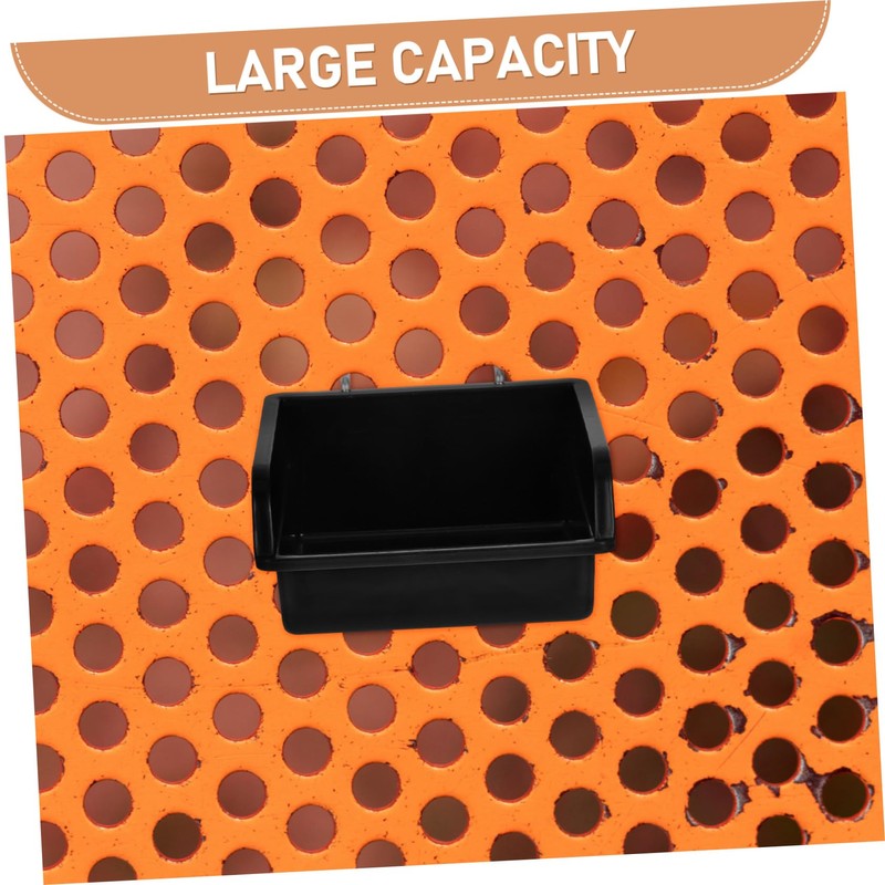 Mikinona 6Sets Pegboard Organizer Bins with Hooks Plastic Storage for