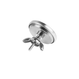 1.85 Inch BBQ Thermometer Gauge for Multiple Grills and BBQ Smokers, Barbecue Grill Temperature Gauge Replacement Parts, Silver