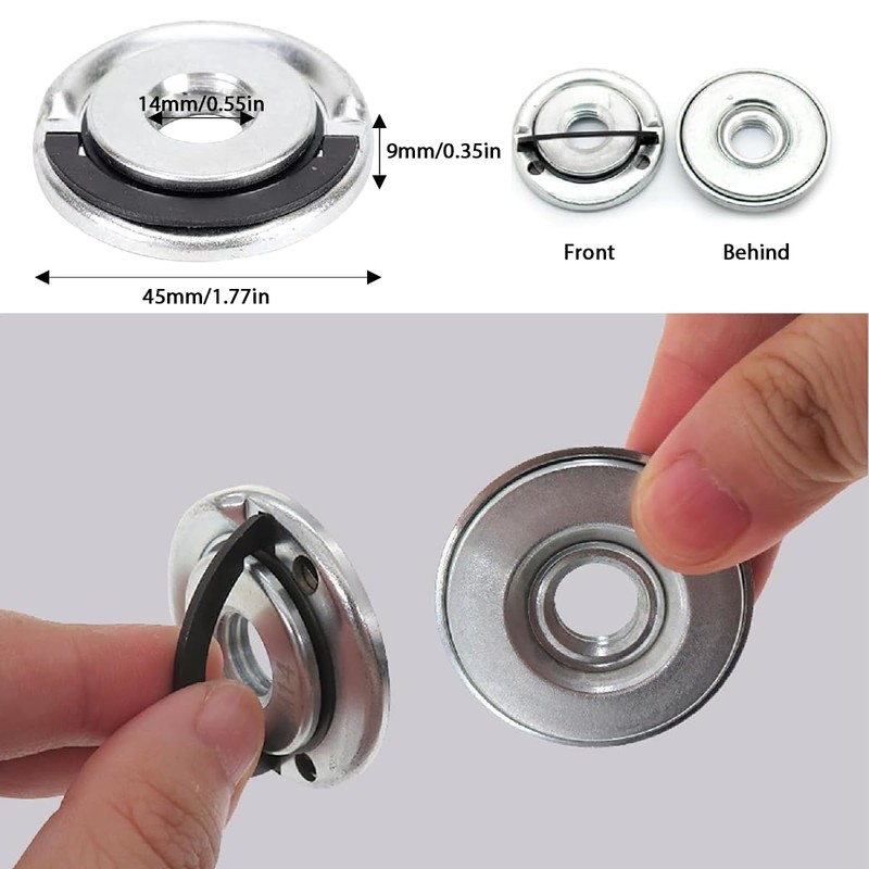 Quick Release Nut for Angle Grinder,M14 Thread Self Locking Locking