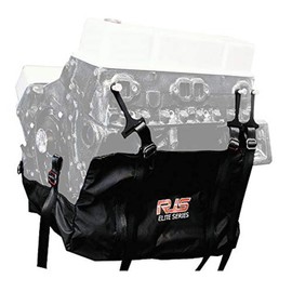 RJS Racing Equipment 22000101 Black Universal Engine Diaper,1 Pack