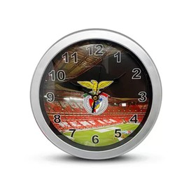 Beyond Happy Benfica Football Stadium Wall Clock With Fluorescent Numbers, SL Benfica Football Souvenir Wall Clock For Home or Office - 22cm Ready to Hang