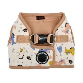 Puppia Spring and Summer Fashion Step-in Vest Dog Harness, Beige_Minmi, Small