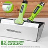 THINKWORK Drywall Tools - 8Pcs Stainless Steel Drywall Knife Set