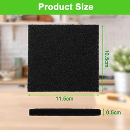 8 Pieces Activated Carbon Filter, Compost Container Filter, Organic Waste Container Filter, Activated Carbon Filter for Kitchen Waste Composter, Waste Container, Odour Filter, Compost Container,